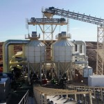 Isolamento silos di raffreddamento aggregati - Namibia - Salini Impregilo Spa